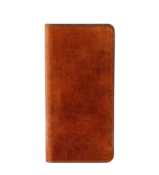 Portefeuille Cuir Grainé - Marron Cognac